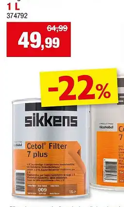 Hubo TRANSPARANTE HOUTBEITS “CETOL FILTER” 1 L aanbieding