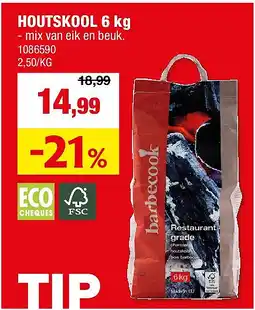 Hubo HOUTSKOOL 6 kg aanbieding