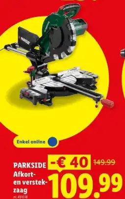 Lidl Afkorten verstekzaag aanbieding