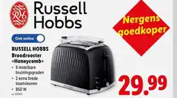 Lidl RUSSELL HOBBS Broodrooster Honeycomb aanbieding