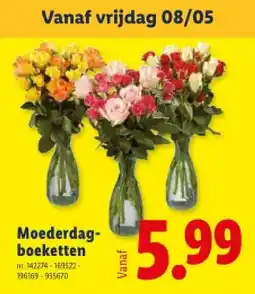 Lidl Moederdagboeketten aanbieding
