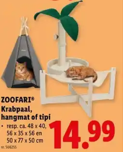 Lidl Krabpaal, hangmat of tipi aanbieding