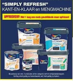 Hubo “SIMPLY REFRESH” KANT-EN-KLAAR en MENGMACHINE aanbieding