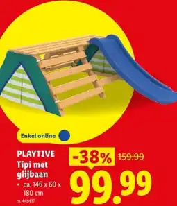 Lidl Tipi met glijbaan aanbieding