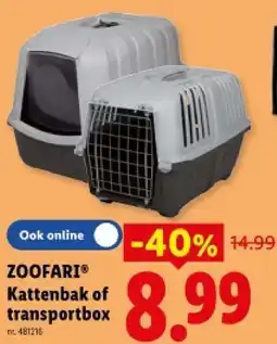 Lidl Kattenbak of transportbox aanbieding