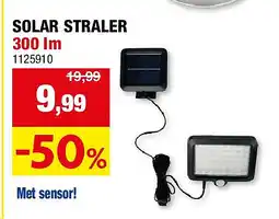 Hubo SOLAR STRALER 300 lm aanbieding