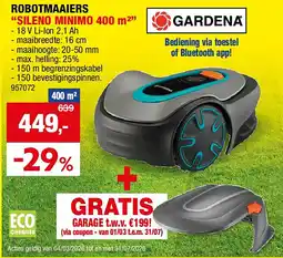Hubo ROBOTMAAIERS “SILENO MINIMO 400 m²” aanbieding