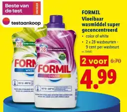 Lidl Vloeibaar wasmiddel super geconcentreerd aanbieding