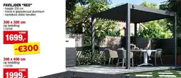 Hubo PAVILJOEN “NEO” 300 x 300 cm aanbieding