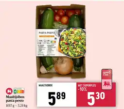 Delhaize Boîte repas pasta pesto aanbieding