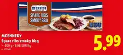 Lidl Spare ribs smoky bbq aanbieding