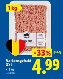 Lidl Varkensgehakt XXL aanbieding
