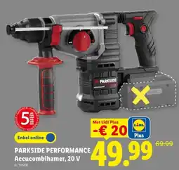 Lidl Accucombihamer, 20 V aanbieding