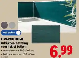 Lidl Inkijkbescherming voor hek of balkon aanbieding