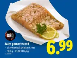 Lidl Zalm gemarineerd aanbieding