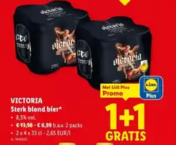 Lidl Sterk blond bier aanbieding