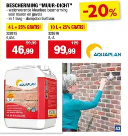 Hubo BESCHERMING “MUUR-DICHT” 4 L + 25% GRATIS! aanbieding