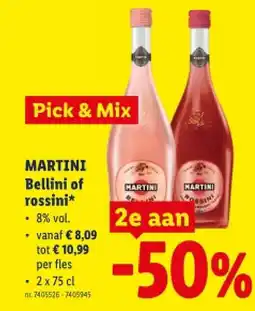 Lidl MARTINI Bellini of rossini aanbieding
