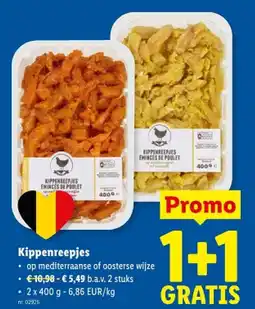 Lidl Kippenreepjes aanbieding