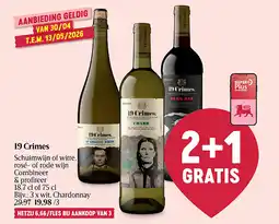 Delhaize 19 Crimes aanbieding