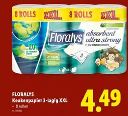 Lidl Keukenpapier 3-lagig XXL aanbieding