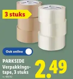 Lidl Verpakkingstape, 3 stuks aanbieding