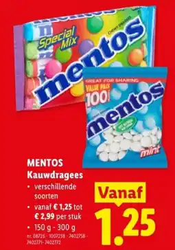 Lidl Kauwdragees aanbieding