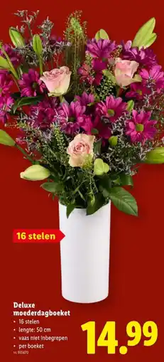 Lidl moederdagboeket aanbieding