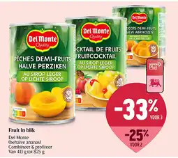 Delhaize Conserve de fruits aanbieding