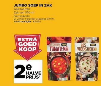 Jumbo Jumbo Soep In Zak aanbieding