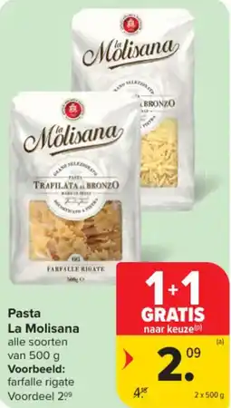 Carrefour Market Pasta La Molisana aanbieding