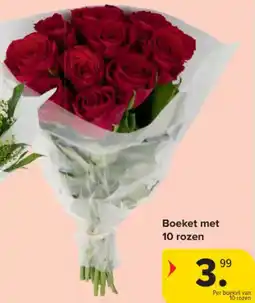 Carrefour Market Boeket met rozen aanbieding