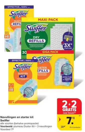Navullingen en starter kit Swiffer