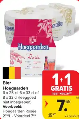 Carrefour Market Bier hoegaarden aanbieding