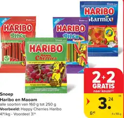 Carrefour Market Snoep haribo en maoam aanbieding