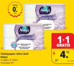 Carrefour Market Toiletpapier Ultra Soft Nalys aanbieding