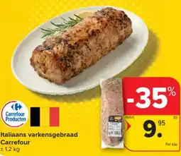 Carrefour Market Italiaans varkensgebraad Carrefour aanbieding