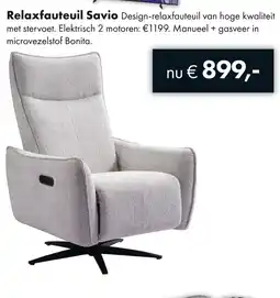 Woonsquare Relaxfauteuil Savio aanbieding