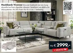 Woonsquare Hoekbank Vicenza aanbieding