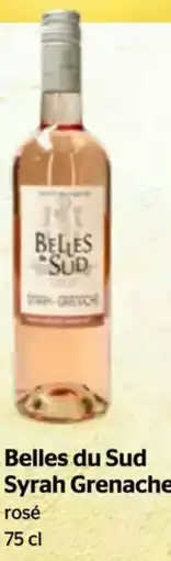 Spar Belles du Sud Syrah Grenache aanbieding