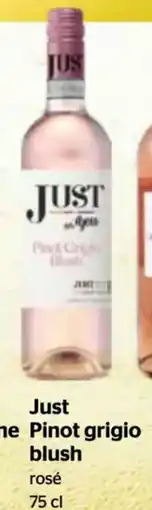 Spar JUST pinot grigio blush aanbieding