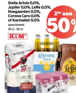 Spar Stella artois , jupiler leffe , hoegaarden , corona cero of karmeliet aanbieding