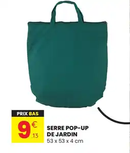Stokomani Serre pop-up de jardin aanbieding