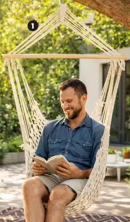 Stokomani Chaise hamac avec sangles de fixation aanbieding