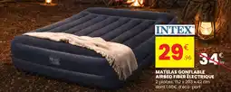Stokomani Intex® matelas gonflable airbed fiber electrique aanbieding