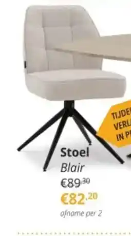 YGO Stoel Blair aanbieding