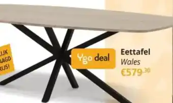 YGO Eettafel Wales aanbieding