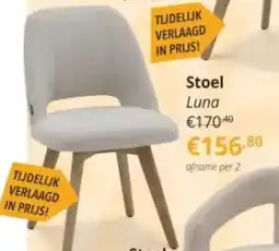 YGO Stoel Luna aanbieding