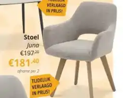 YGO Stoel Juna aanbieding