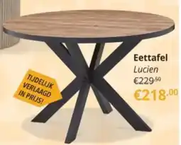 YGO Eettafel Lucien aanbieding